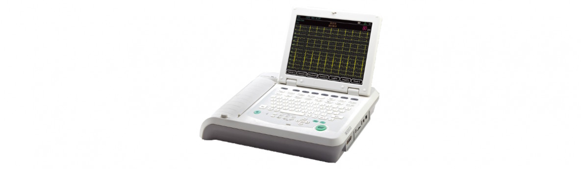Intelligent 12 Channel ECG, w/ color TFT, USB connection, HIS and PACS Compatible